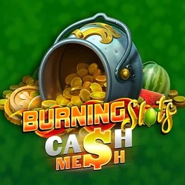 Burning Slots Cash Mesh online game logo by BF Games on fastsslots.nl