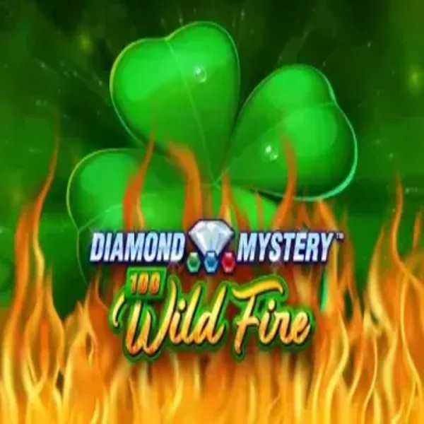 Diamond Mystery 100 Wild Fire slot visual from Greentube available on fastsslots.nl