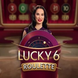 Lucky 6 Roulette logo by Pragmatic Play Fast Slots Casino