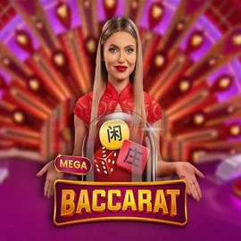 Mega Baccarat by Pragmatic Play, showcased at fastsslots.nl – game logo
