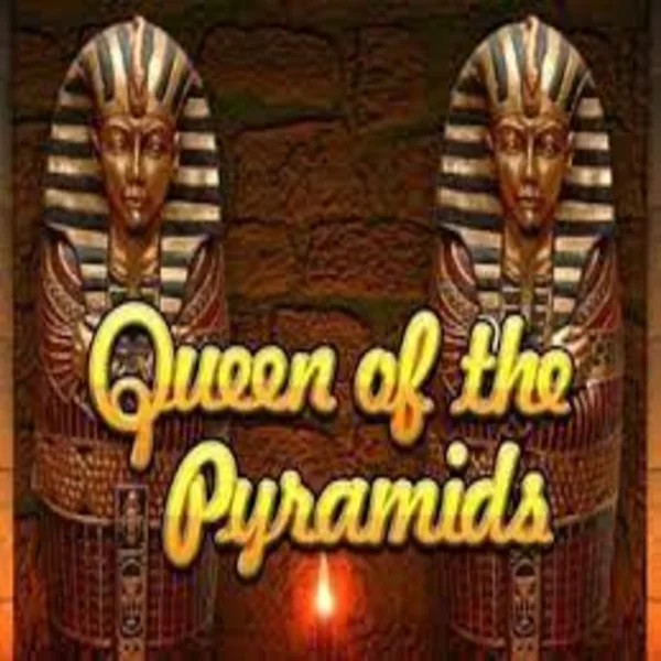 Official Slots logo: Queen of the Pyramids by Playtech at Fast Slots Casino