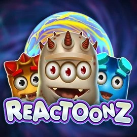 Reactoonz logo by Play'n GO Fast Slots Casino